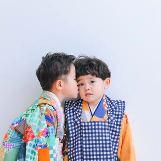 七五三　記念写真　兄弟フォト　キッズフォトハウス　HAPISTA