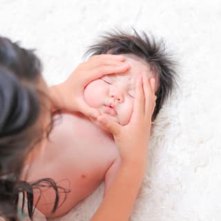 ベビーフォト　赤ちゃん　家族写真　記念日　キッズフォトスタジオ　HAPISTA