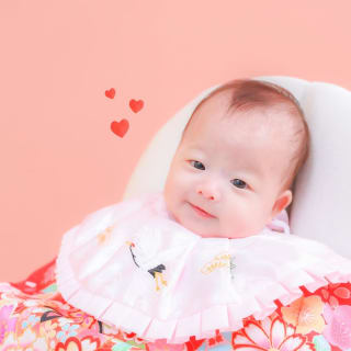 お宮参り　記念写真　赤ちゃん　キッズ写真　ハピスタ