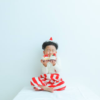 きょうだい撮影　写真　カラフル　フォトスタジオ　ハピスタ