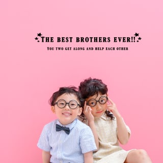 兄弟フォト　兄弟写真　ハピスタ　HAPISTA