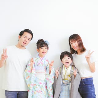 5歳男の子　7歳女の子　きょうだい　七五三