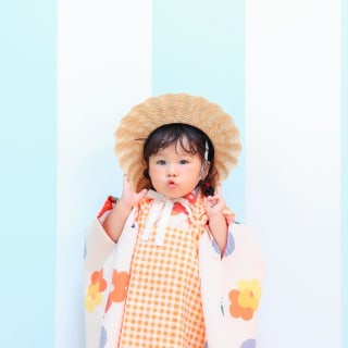 七五三　記念写真　3才女の子　キッズフォトハウス　HAPISTA