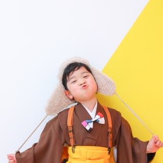 七五三　記念写真　男の子　キッズフォトハウス　HAPISTA