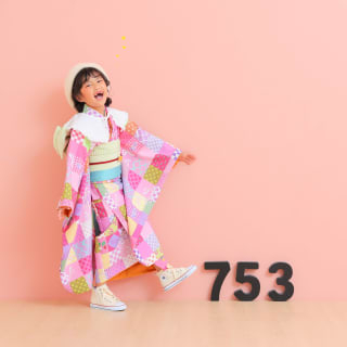 七五三　七五三撮影　753　753撮影　7歳女の子　キッズフォトスタジオ　大阪フォトスタジオ
