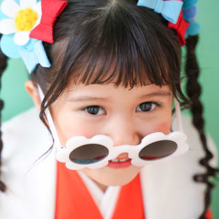 七五三　3歳　女の子　着物