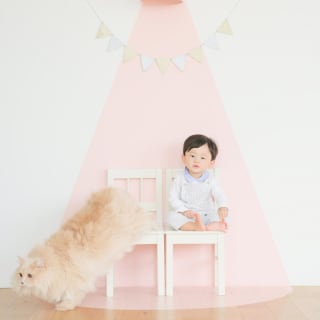 ベビーフォト　赤ちゃん　記念日　キッズフォトスタジオ　HAPISTA