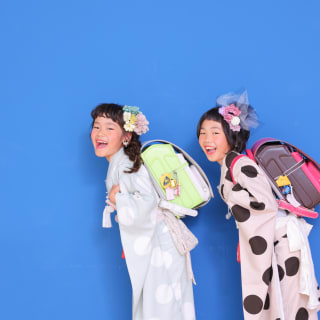 七五三　着物　女の子　ランドセル　お揃い　姉妹