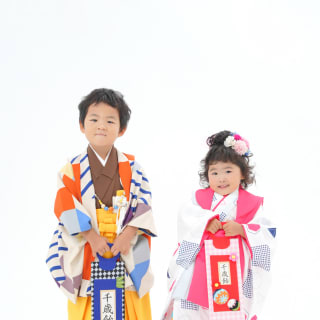 3歳　5歳 七五三　男の子　女の子　フォトスタジオ　なかもずフォトスタジオ　堺市七五三　七五三撮影