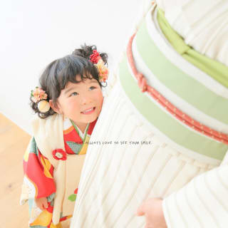 七五三　記念写真　女の子　キッズフォトハウス　HAPISTA