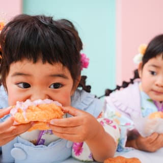 3歳女の子　双子　753 七五三