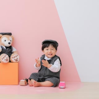 バースデー　お誕生日　ぬいぐるみ　キッズ写真　HAPISTA