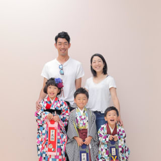七五三　記念写真　男の子　女の子　家族写真　キッズフォトハウス　HAPISTA