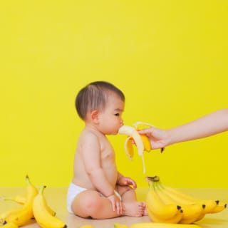 バースデー　お誕生日　赤ちゃん　バナナ　キッズ写真　HAPISTA