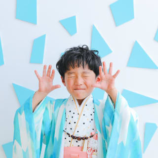 七五三　記念写真　男の子　キッズフォトハウス　HAPISTA