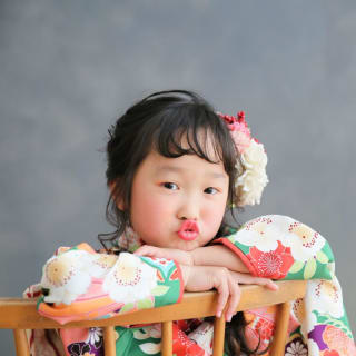 七五三　記念写真　女の子　キッズフォトハウス　HAPISTA
