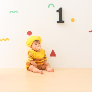 1歳女の子　1歳誕生日