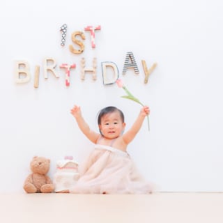お誕生日　バースデー　ベビー　赤ちゃん　キッズ写真 　HAPISTA
