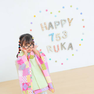 七五三　七五三撮影　753　753撮影　3歳女の子　キッズフォトスタジオ　大阪フォトスタジオ