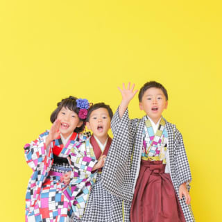 七五三　記念写真　男の子　女の子　キッズフォトハウス　HAPISTA