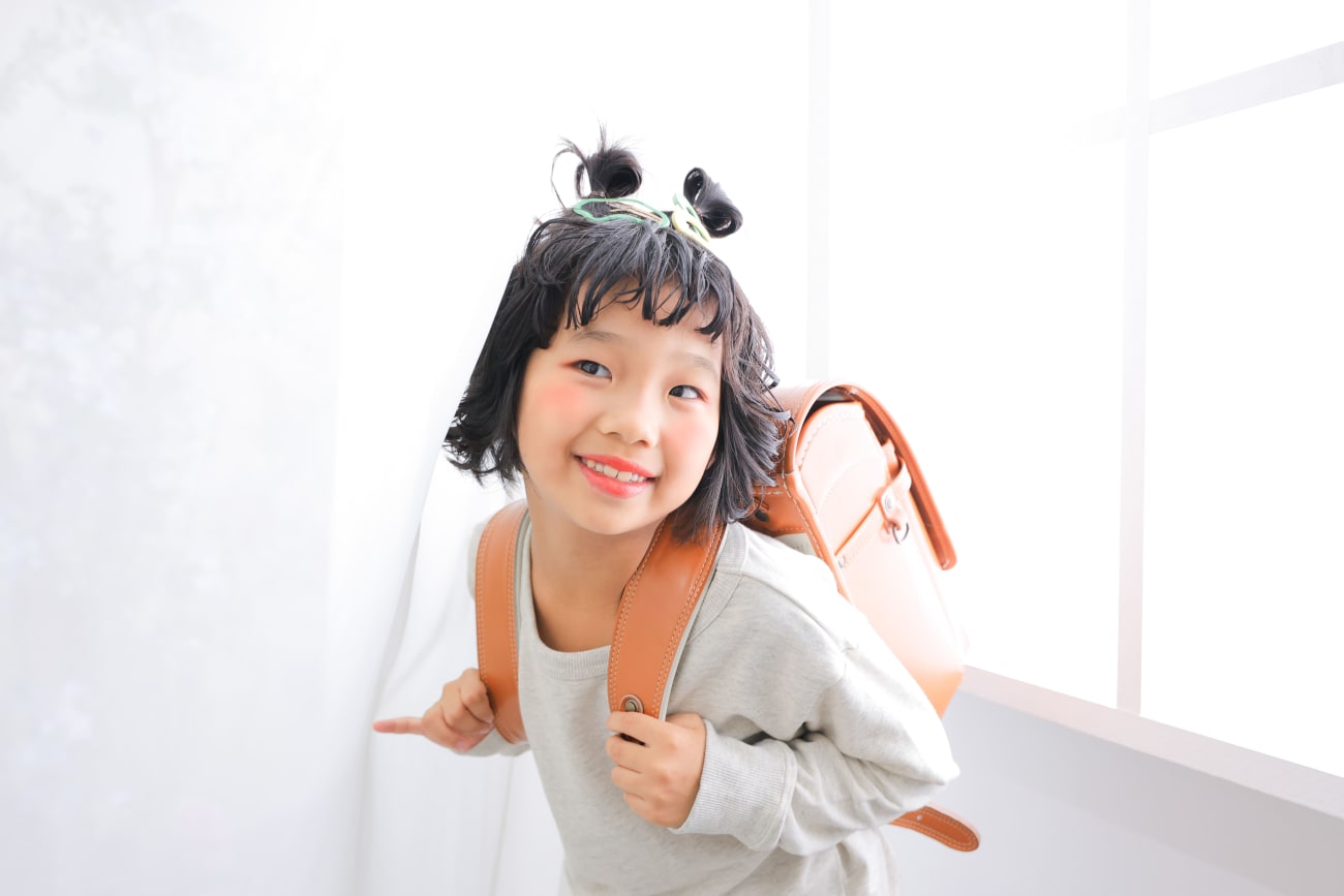 最後はランドセルで🫶🏻🩵🤎