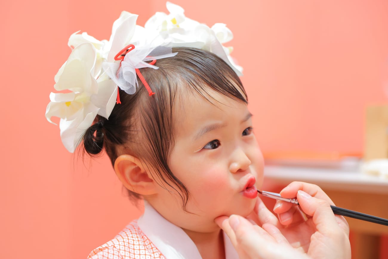 まずはお支度シーンから！