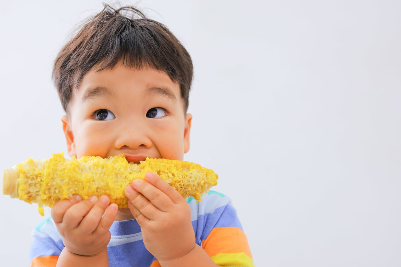 最後は大好きなトウモロコシ🌽