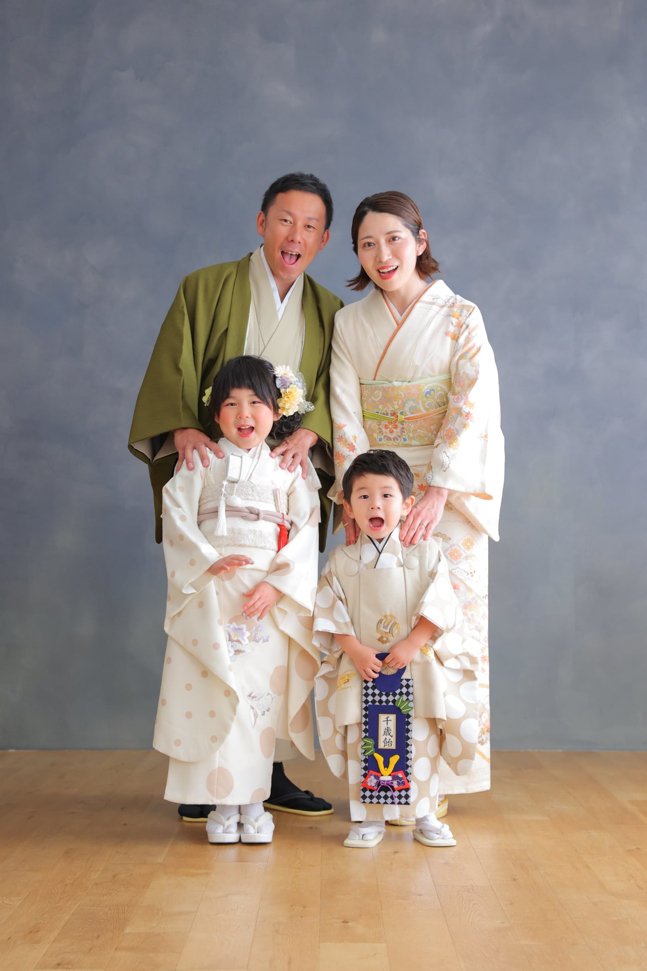 みんなでお着物ショット📸