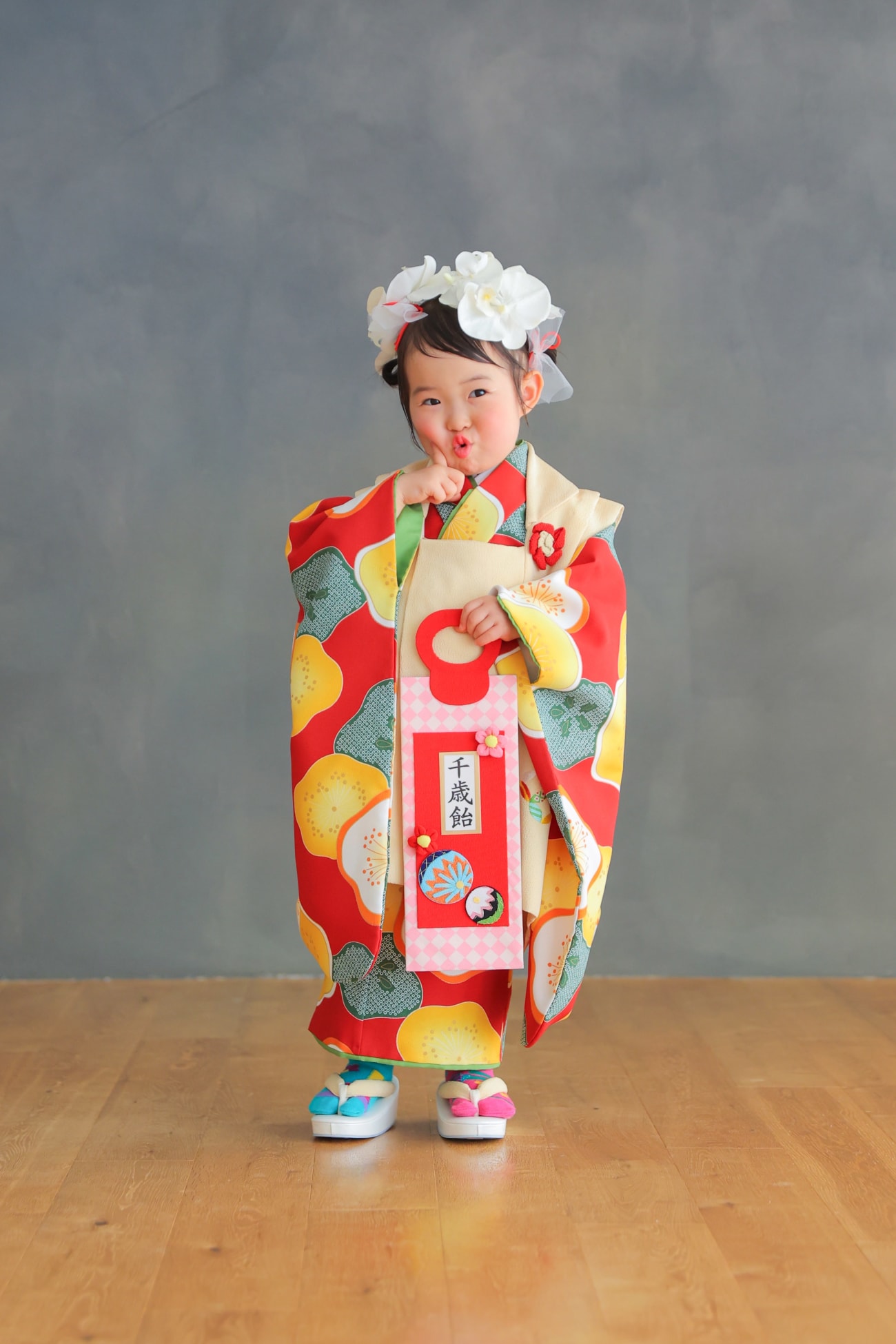 定番の千歳飴ショットも・・・