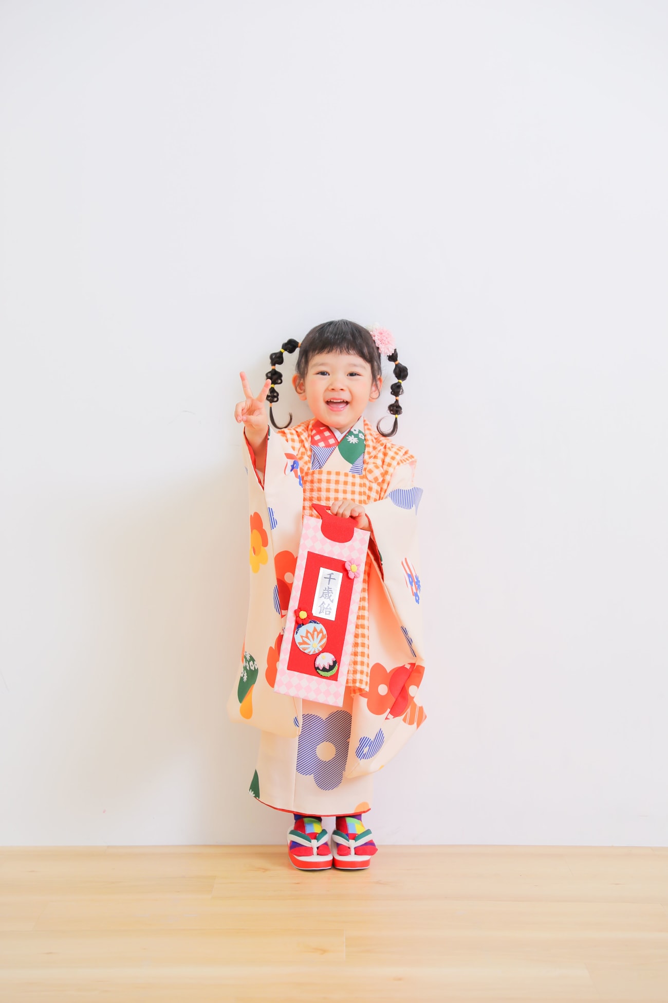 3歳女の子に人気のお着物で
