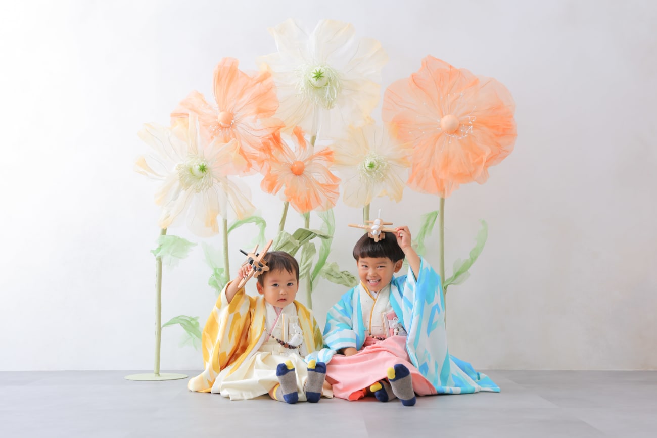 ジャイアントフラワーと一緒に🌼