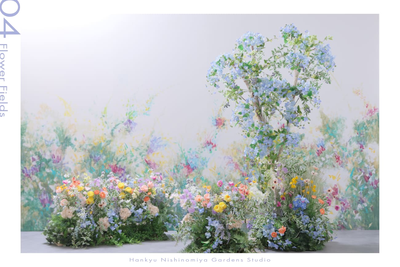 まるで妖精🧚優しいカラーのお花畑🌼