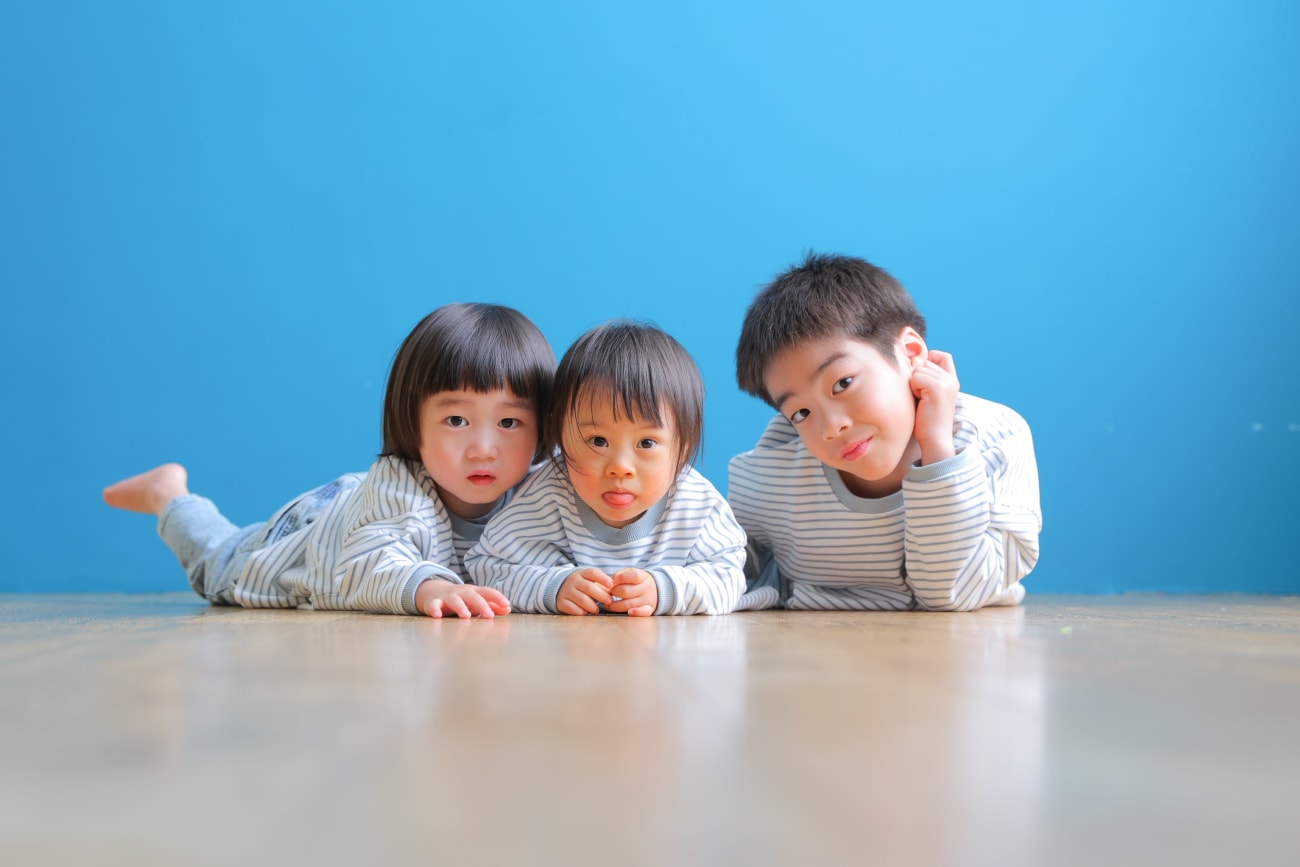 最後は兄弟みんなでお写真👼🏻🫧