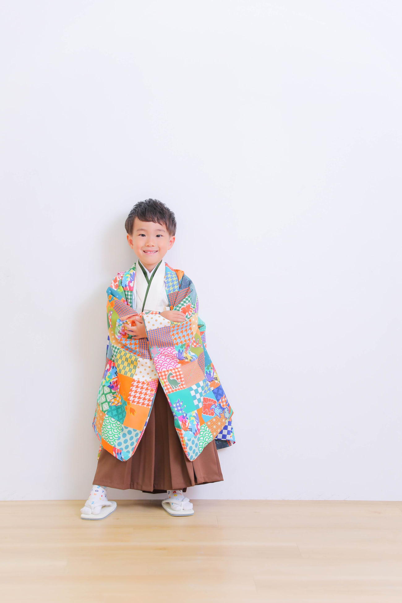 男の子は蝶ネクタイやサスペンダーをプラス！