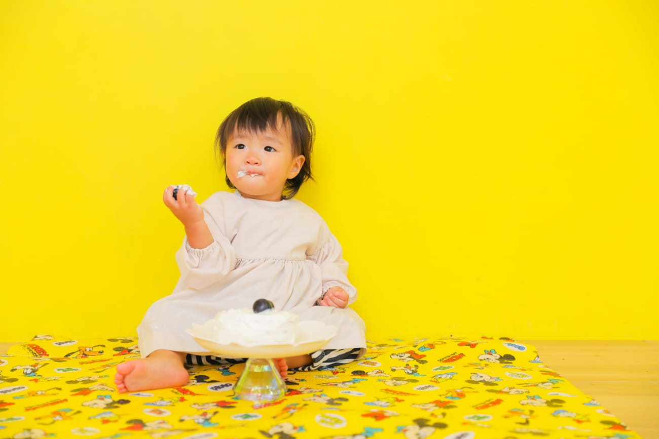 大胆に食べちゃおう！ナイススマッシュ〜！！！