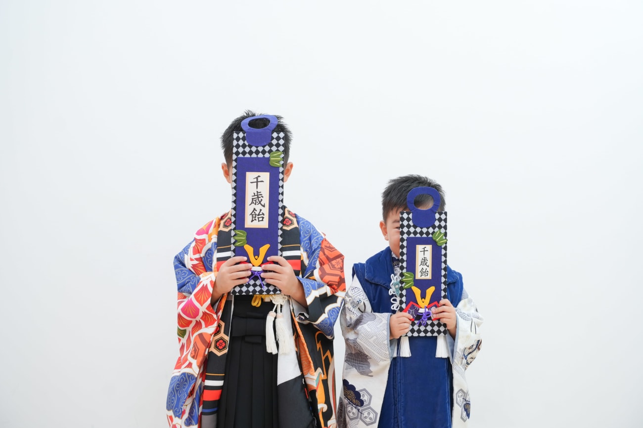 まずは七五三の兄弟ショットから！！