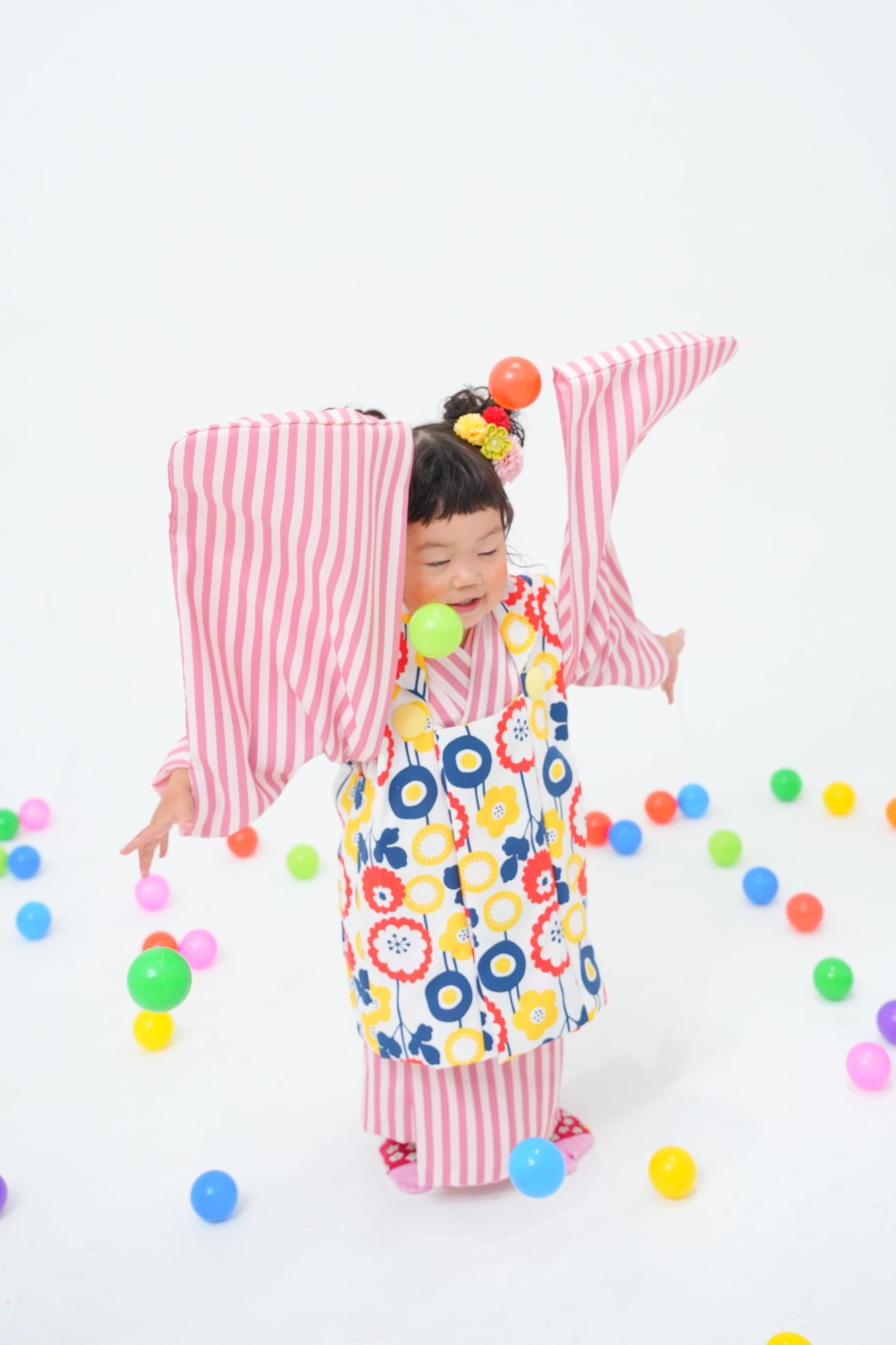 七五三の着物で、、👘🎀