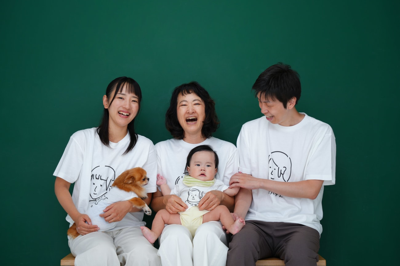 お揃いの洋服で🎵