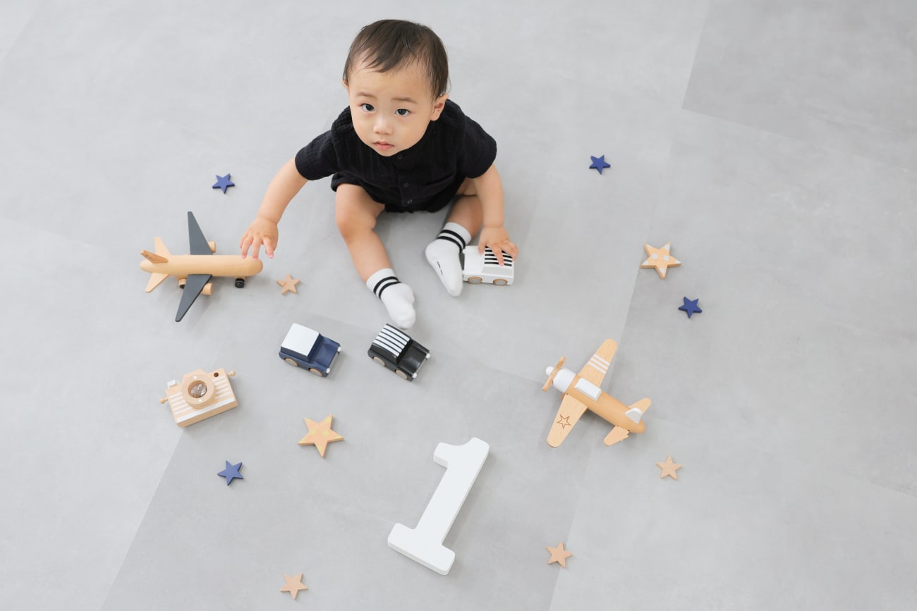 沢山のおもちゃとお星様