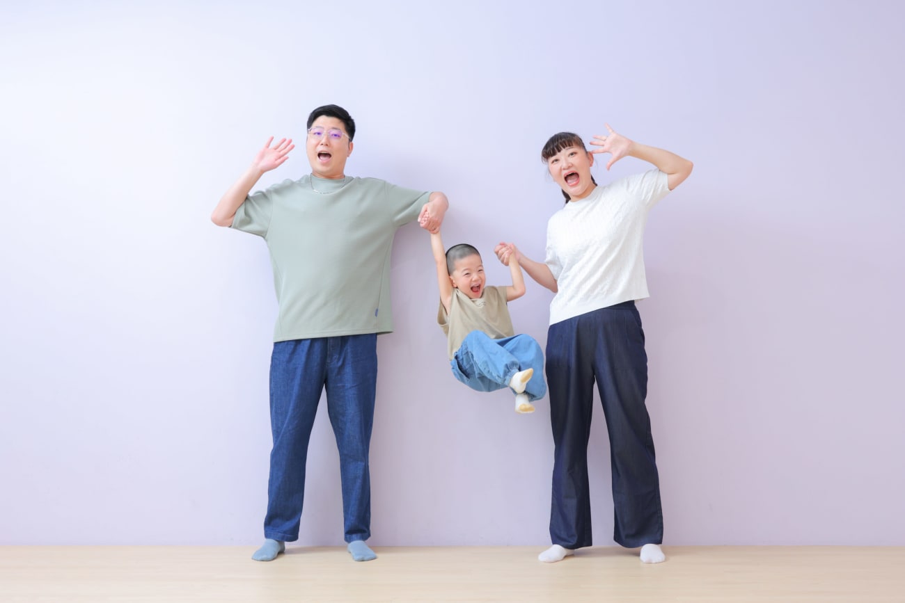 ママとパパと一緒に🌟