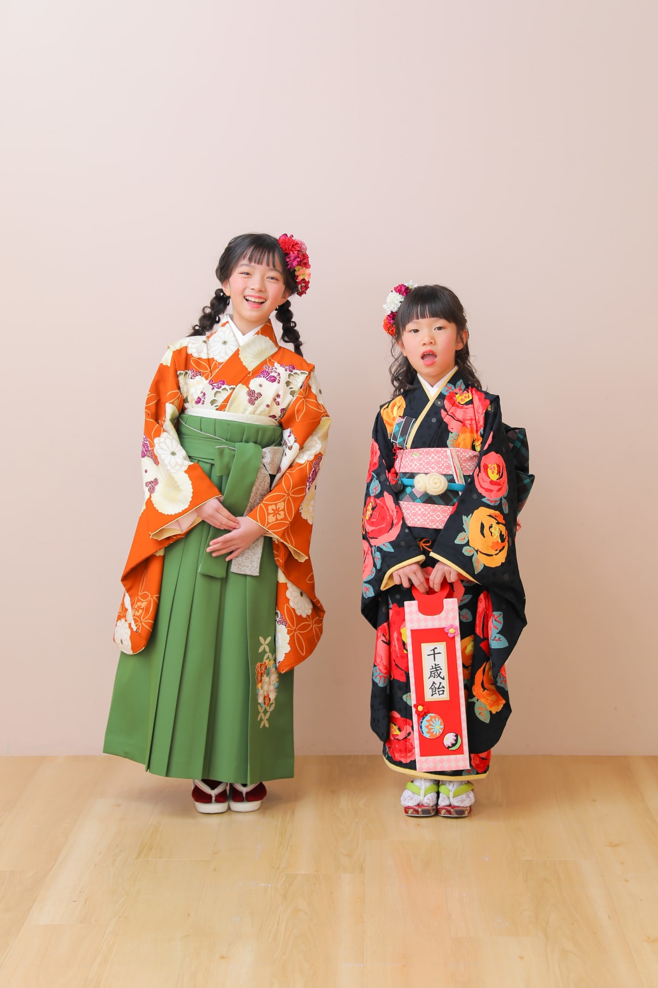 袴✖️七五三着物🩷