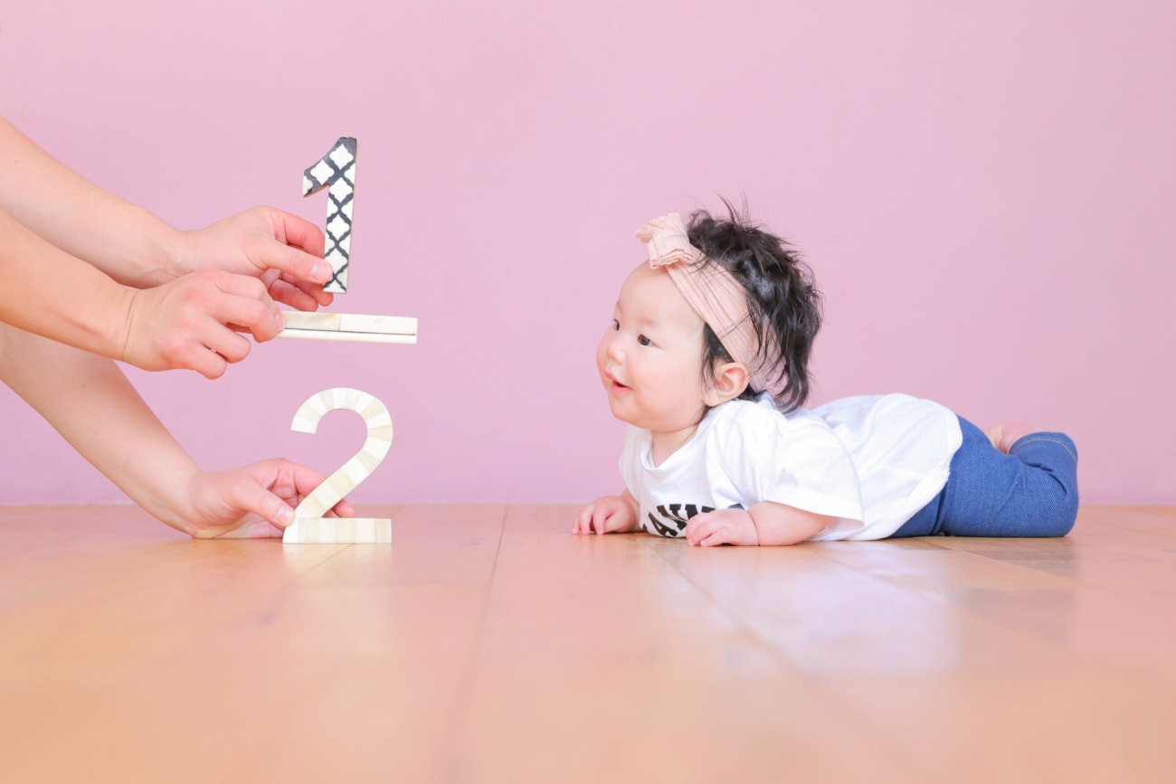 ”ハーフバースデー”という事で、１/２を使って🌱