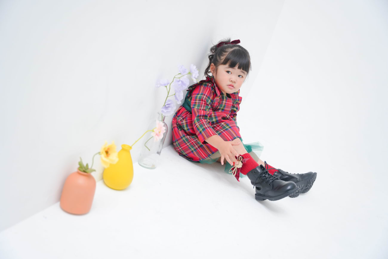 お着物の後はとっても可愛いワンピース👗