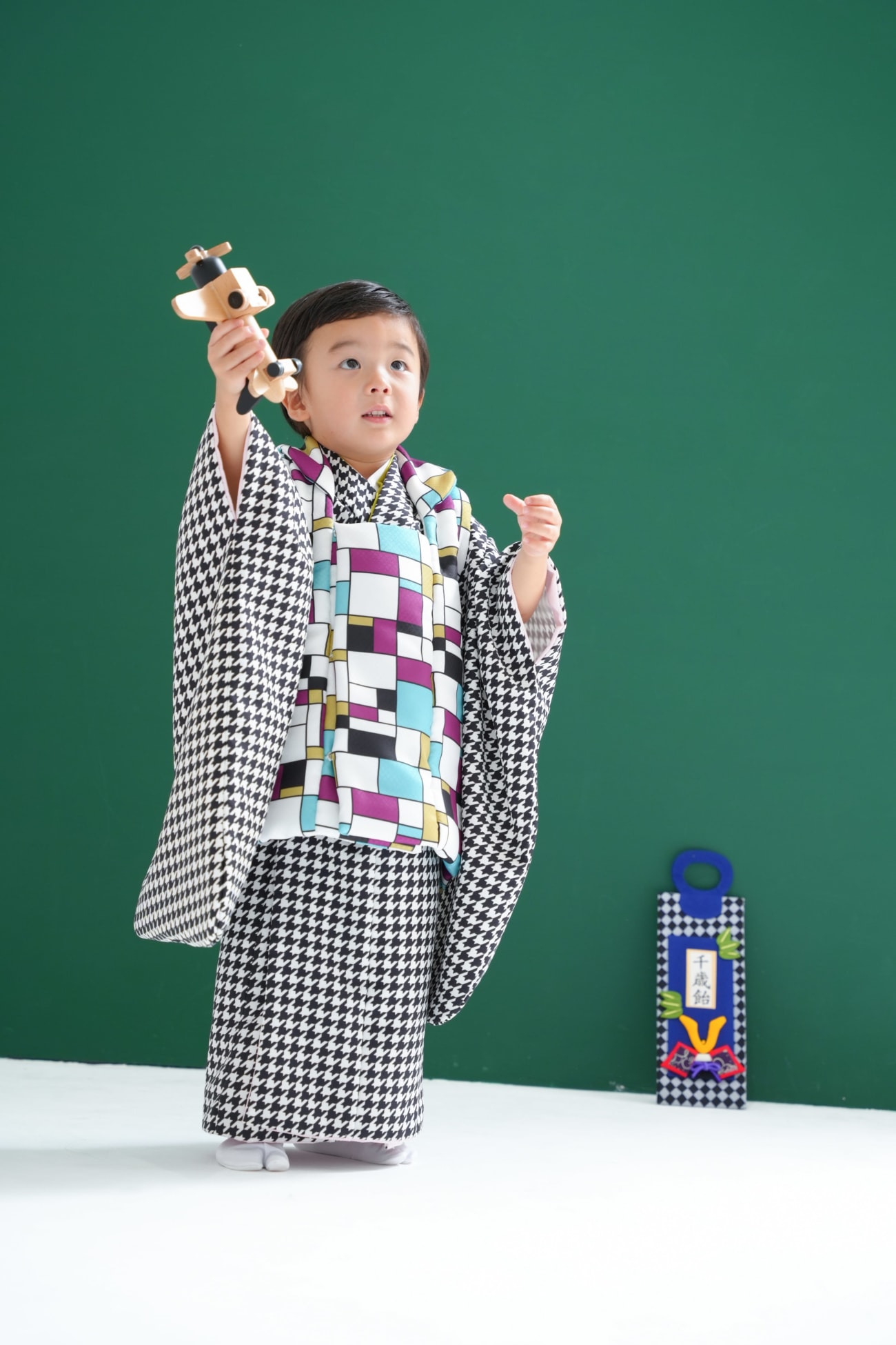 個性的なモンドリアンのお着物🌹