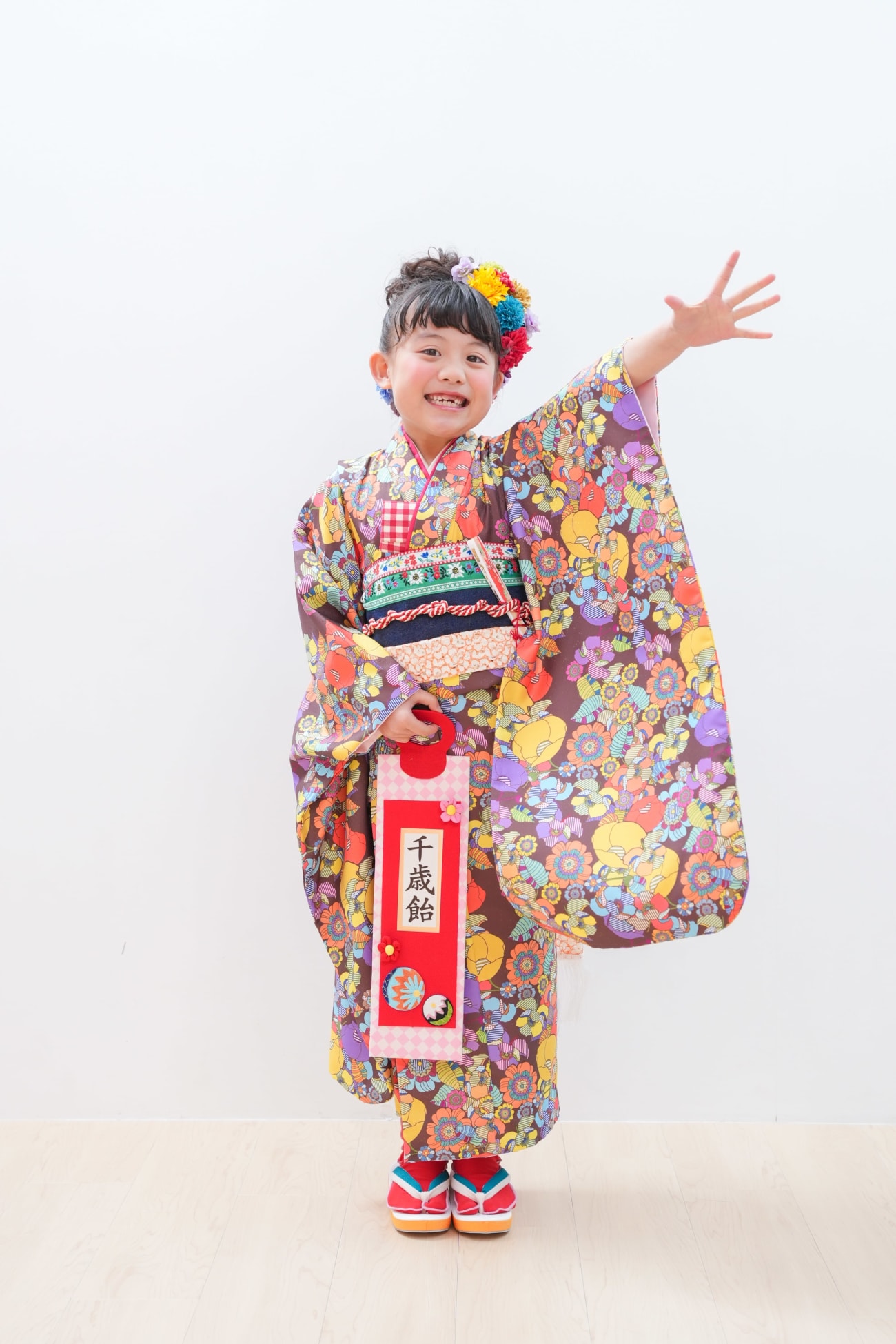 定番の千歳飴ショットから💫