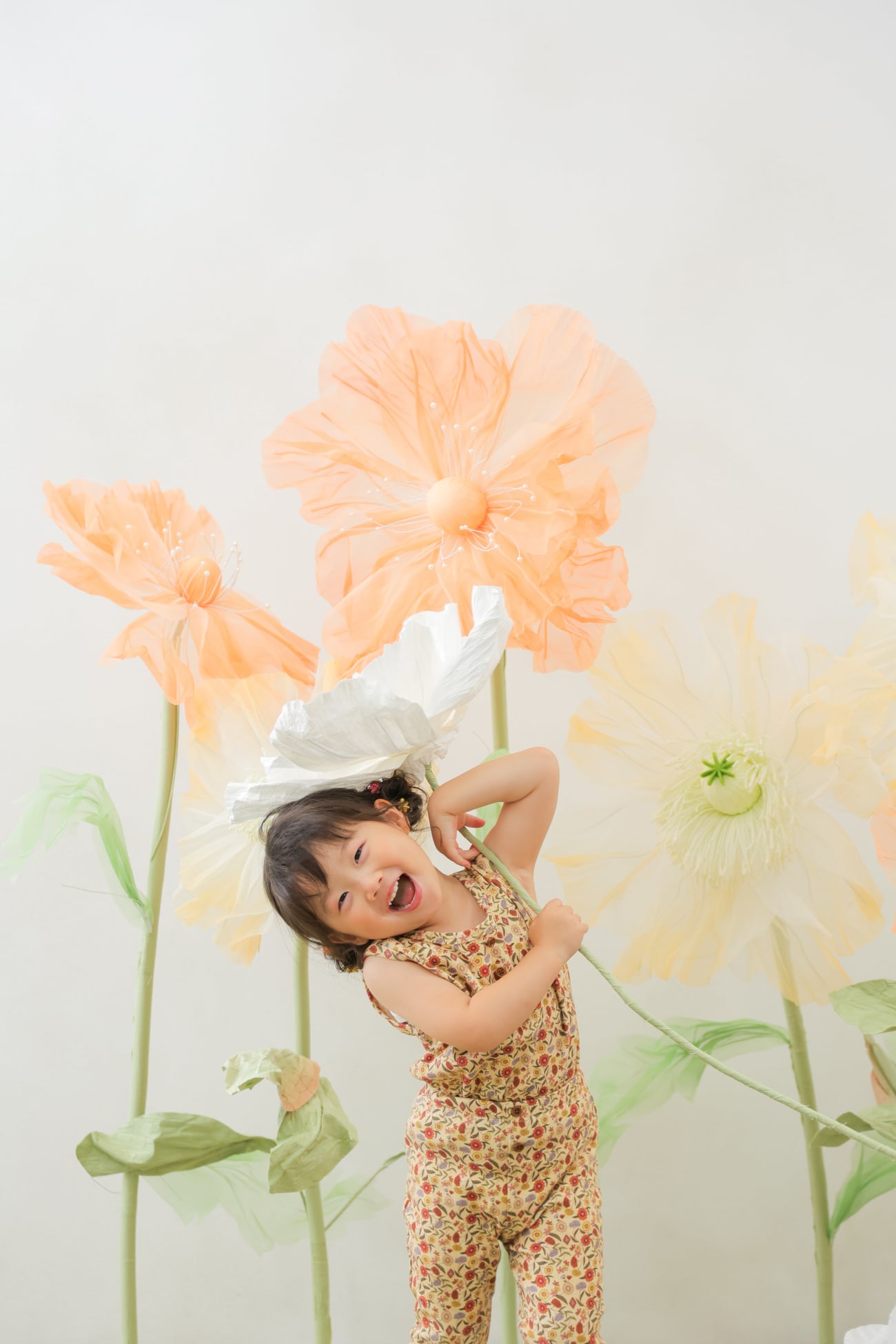 ジャイアントフラワーと一緒に🌼