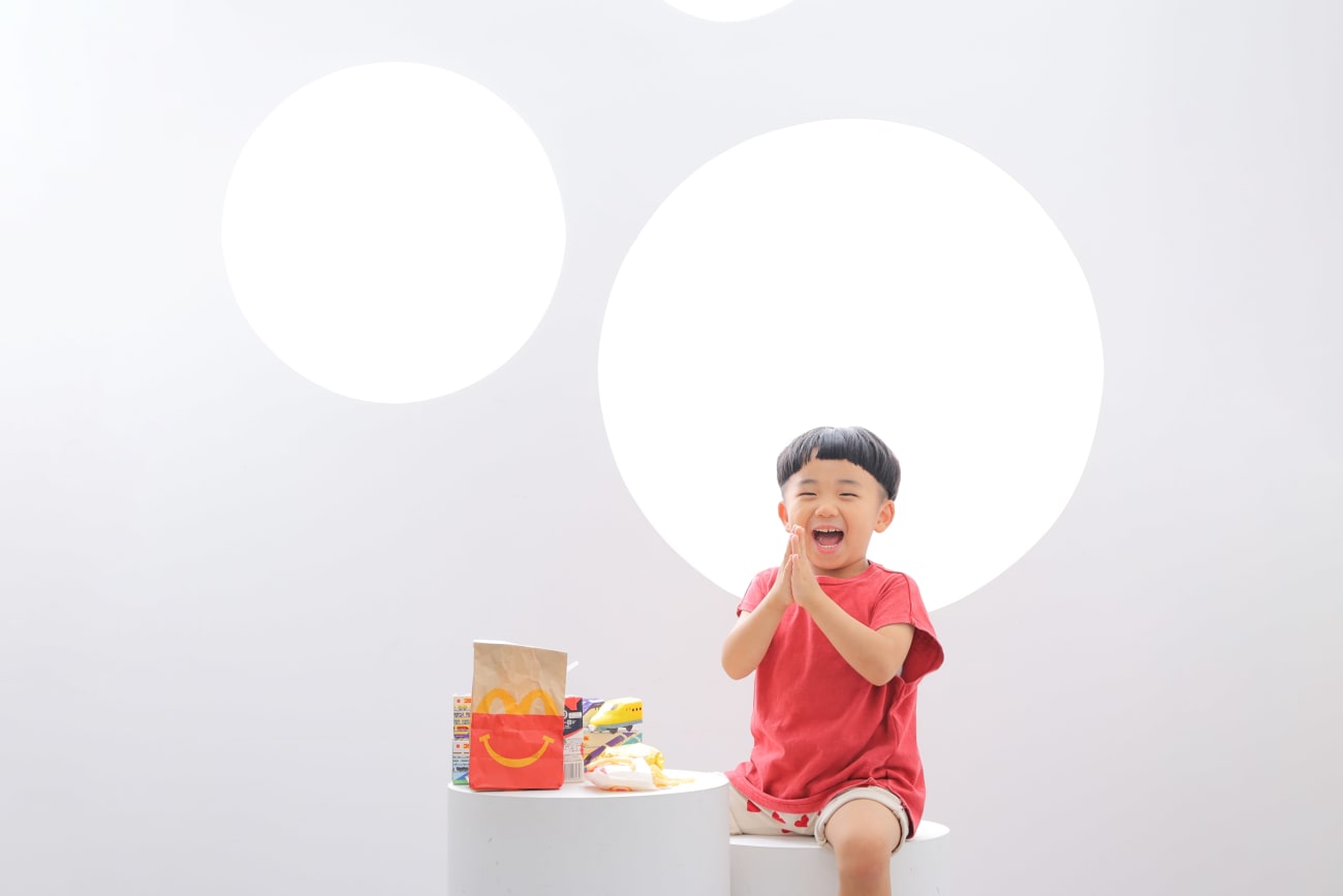 いっただきまーす🍔🥤🍟