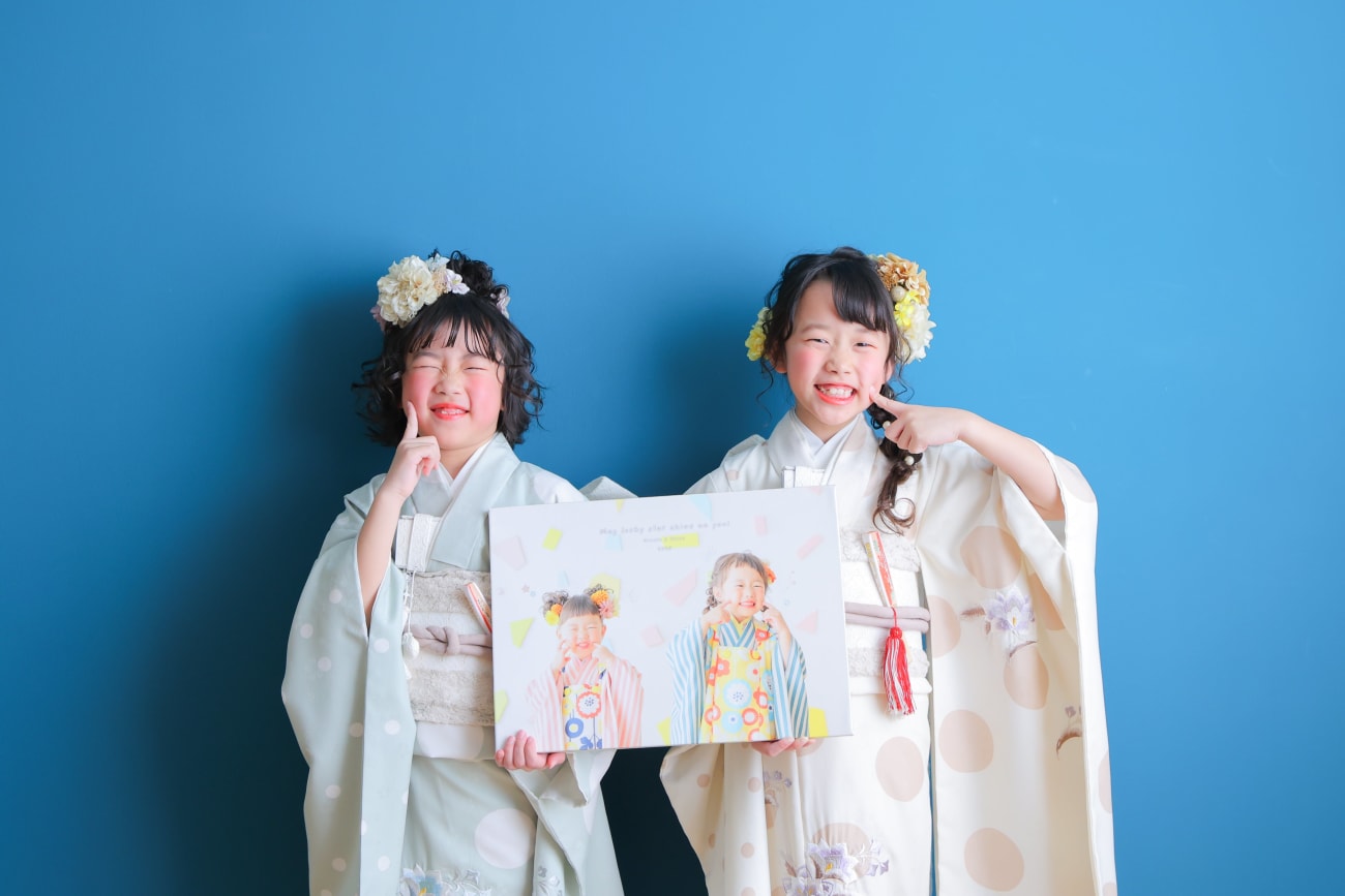 3歳のときの七五三のお写真といっしょに💗💛💙