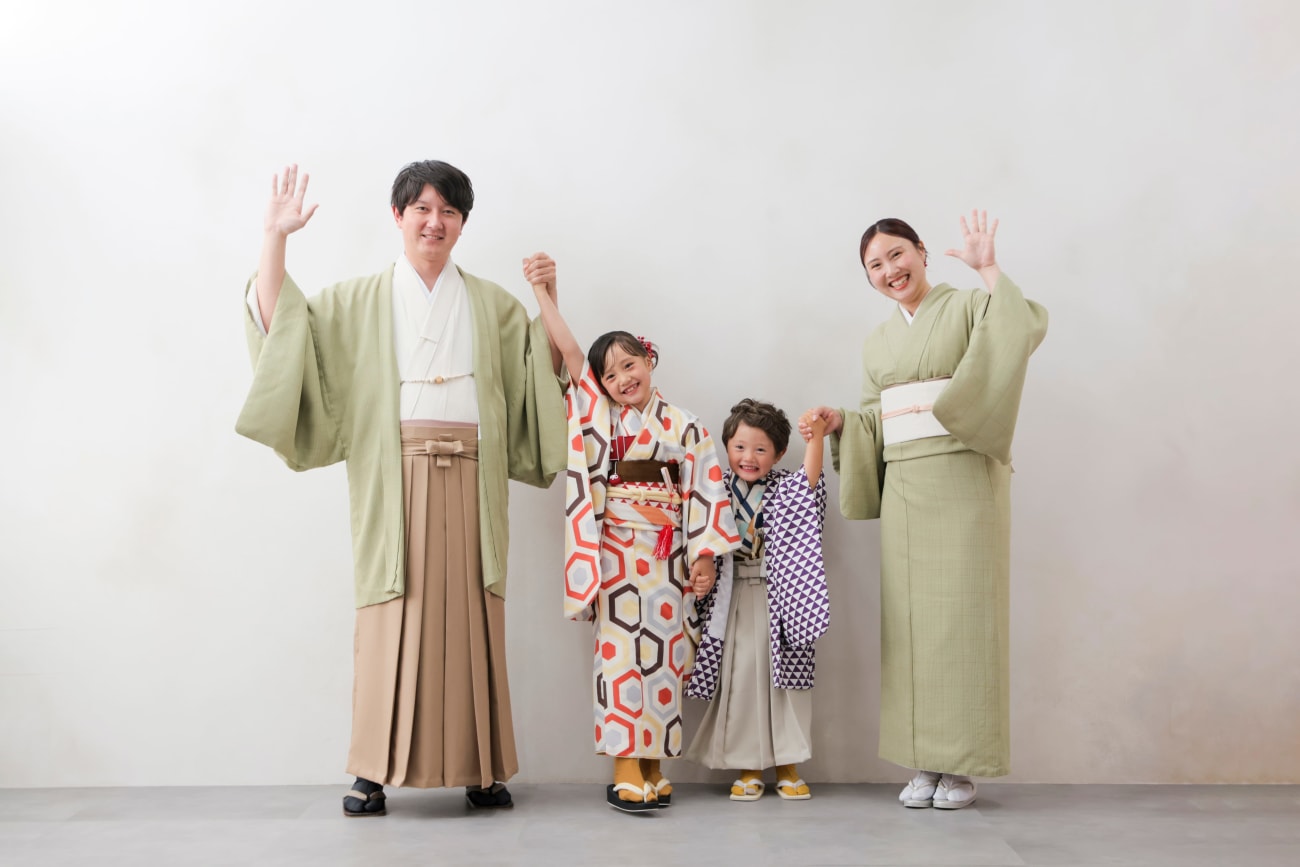 家族みんなでお着物ショット📸