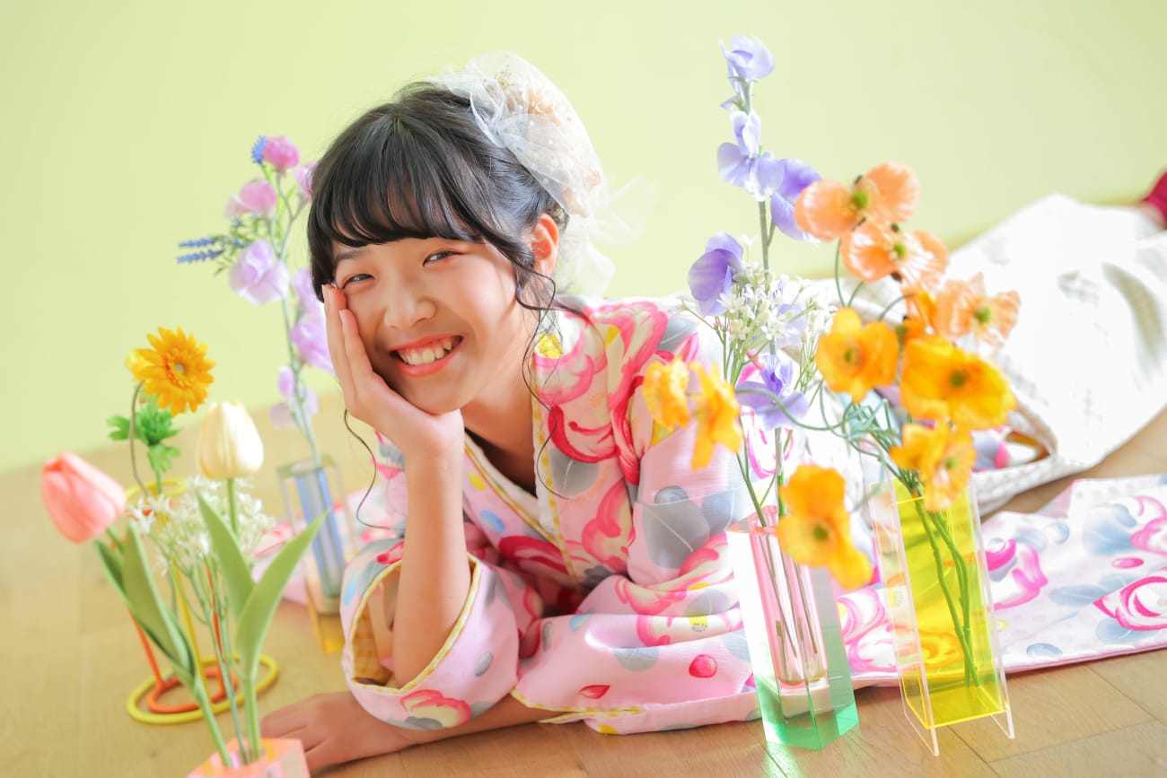 お花に囲まれて、、、❁